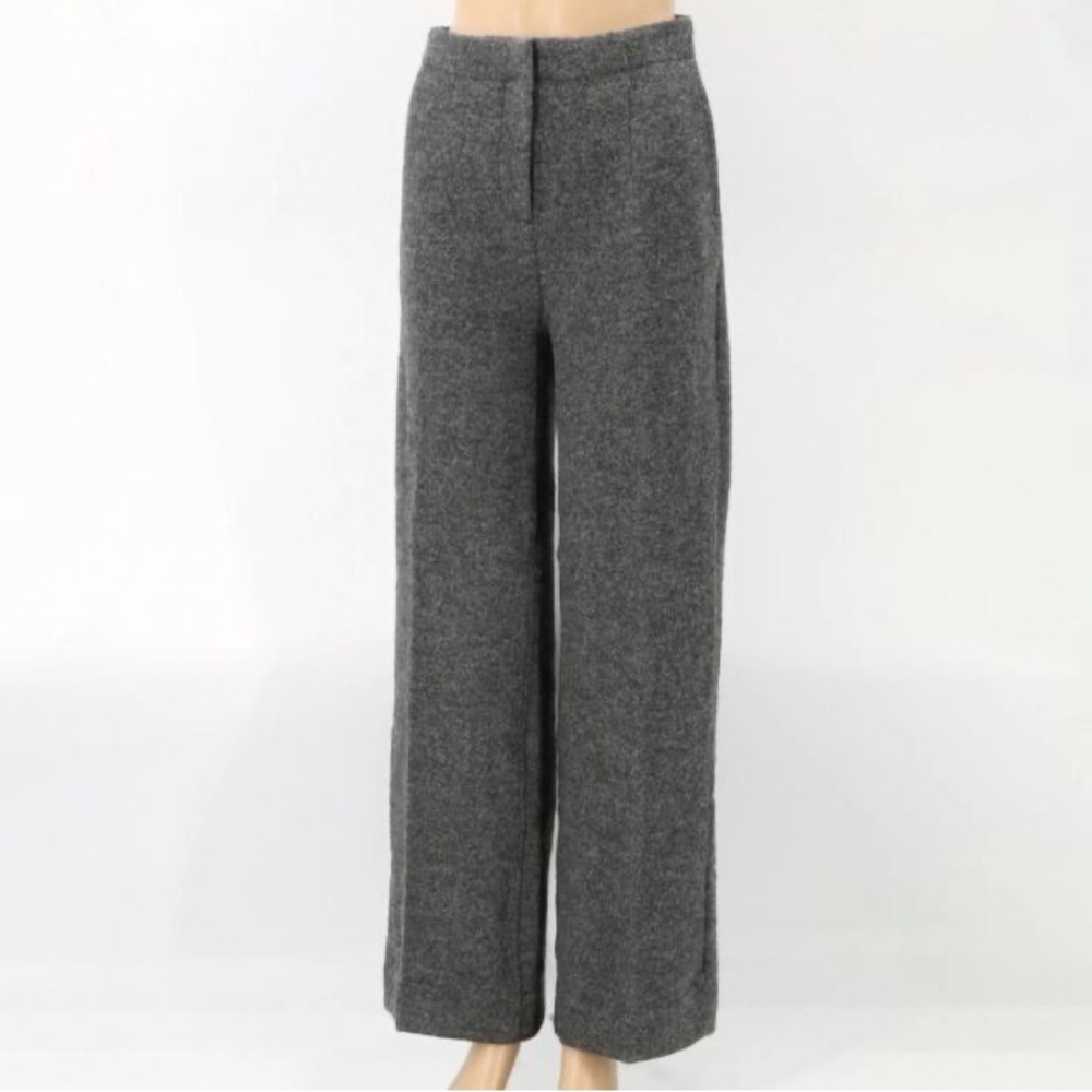 Armani Exchange Charcoal Wide-Leg Pants